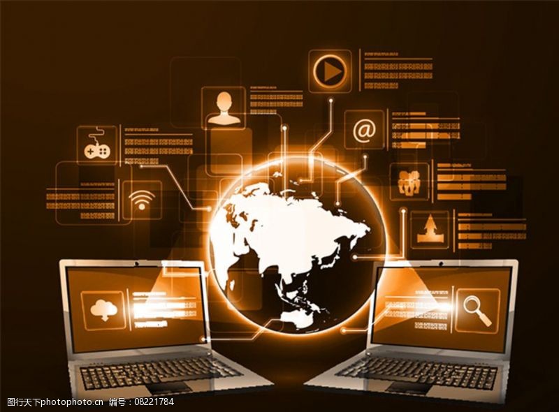 網(wǎng)絡(luò)科技背景設(shè)計(jì)圖片素材